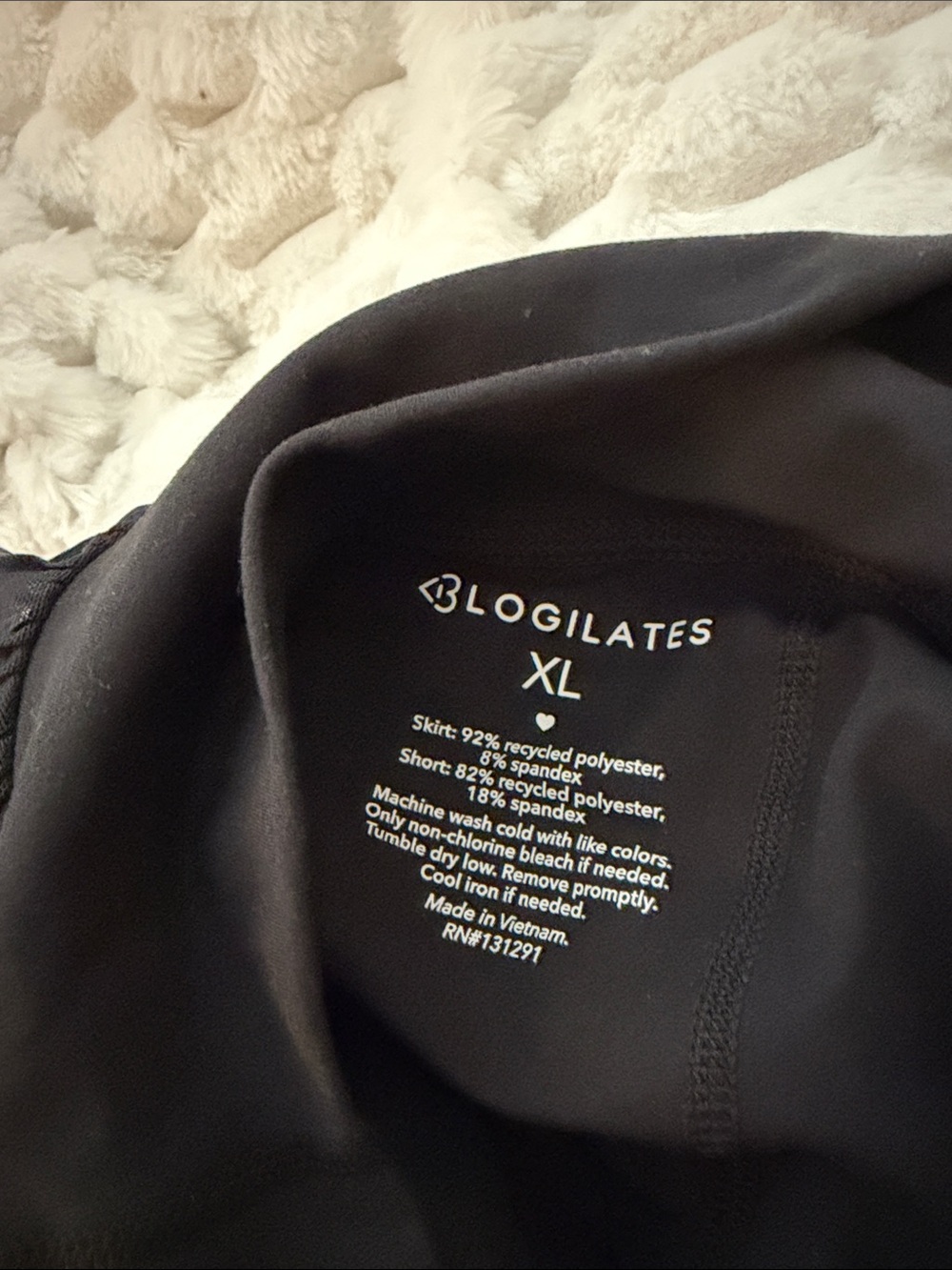 Tiered Black Chiffon Ballerina Skort - Picture 3 of 6